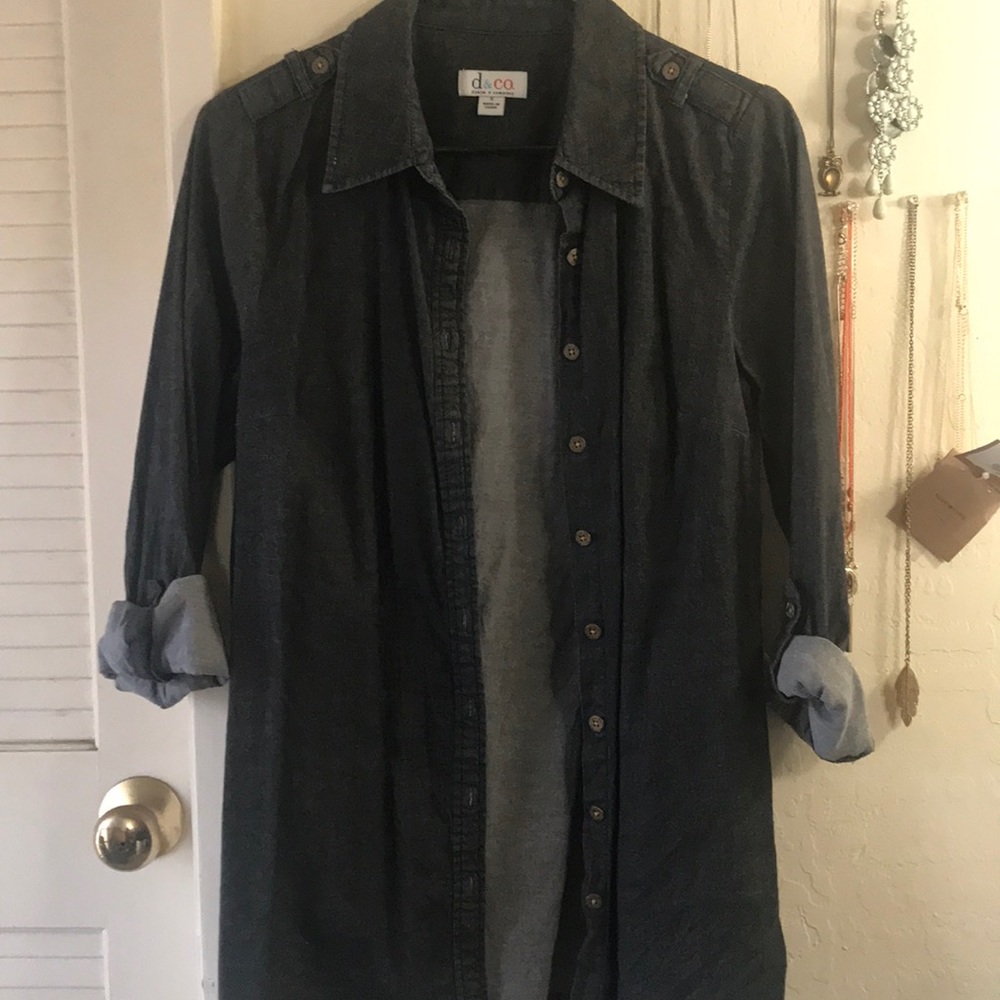 Black button long sleeve